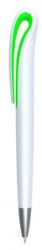 Артикул PSO-01,  ручка пластиковая,  белая с зелеными вставками